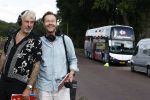 Blaricum 7 september 2022
Ruud de Wild en Gijs Staverman toeren met deRadio2 collectebus door nederland om geld op te halen voor het KWF. in Blaricum gingen ze bij ijssalon de HOOP langs.
