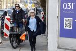 Amsterdam 22 maart 2022
Willeke Alberti op straat in Amsterdam.