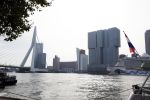 Rotterdam  24 augustus 2023
Erland Galjaard heeft  een prachtig appartement in Rotterdam gekocht . Het appartement kijkt uit op de erasmusbrug.