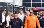 Zandvoort 26 augustus 2023
Koning Willem Alexander en prinses Amalia bij de training van de GP F1 op Zandvoort.
