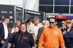 Zandvoort 26 augustus 2023
Koning Willem Alexander en prinses Amalia bij de training van de GP F1 op Zandvoort.