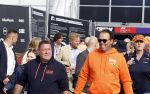 Zandvoort 26 augustus 2023
Koning Willem Alexander en prinses Amalia bij de training van de GP F1 op Zandvoort.