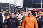 Zandvoort 26 augustus 2023
Koning Willem Alexander en prinses Amalia bij de training van de GP F1 op Zandvoort.