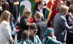 Zandvoort 27 augustus 2023
Grandprix F1 van Zandvoort gewonnen door Max Verstappen.
Koning Willem Alexander Koningin Maxima  en Prins Bernhard Jr. bij F1 Zandvoort