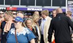 Zandvoort 26 augustus 2023
Koning Willem Alexander en prinses Amalia bij de training van de GP F1 op Zandvoort.