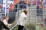 Zandvoort 26 augustus 2023
Koning Willem Alexander en prinses Amalia bij de training van de GP F1 op Zandvoort.