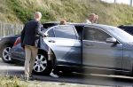 Zandvoort 26 augustus 2023
Koning Willem Alexander en prinses Amalia bij de training van de GP F1 op Zandvoort.
