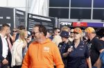Zandvoort 26 augustus 2023
Koning Willem Alexander en prinses Amalia bij de training van de GP F1 op Zandvoort.