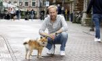 Haarlem 3 augustus 2023
Raymond Mens met zijn hond in het centrum van Haarlem .