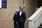Assen 25 juli 2023
Rechtszaak Thijs Romer in de rechtbank van Assen Zijn moeder vader  Peter Romer en stiefmoeder kwamen met hem mee. Zijn advocaat is Wikke Monster