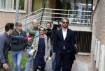 Assen 25 juli 2023
Rechtszaak Thijs Romer in de rechtbank van Assen Zijn moeder vader  Peter Romer en stiefmoeder kwamen met hem mee. Zijn advocaat is Wikke Monster