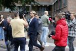 Assen 25 juli 2023
Rechtszaak Thijs Romer in de rechtbank van Assen Zijn moeder vader  Peter Romer en stiefmoeder kwamen met hem mee. Zijn advocaat is Wikke Monster