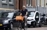 Amsterdam 24 juli 2023
Victor Reinier op zijn fiets in Amsterdam zuid.