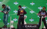 Winnaar Max Verstappen 2 Fernando Alonso en 3 Pierre Gasly Prins Bernhard Jr.