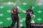 Winnaar Max Verstappen 2 Fernando Alonso en 3 Pierre Gasly Prins Bernhard Jr.