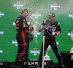 Winnaar Max Verstappen 2 Fernando Alonso en 3 Pierre Gasly Prins Bernhard Jr.