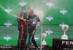Winnaar Max Verstappen 2 Fernando Alonso en 3 Pierre Gasly Prins Bernhard Jr.