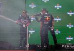 Winnaar Max Verstappen 2 Fernando Alonso en 3 Pierre Gasly Prins Bernhard Jr.