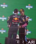 Winnaar Max Verstappen 2 Fernando Alonso en 3 Pierre Gasly Prins Bernhard Jr.