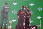 Winnaar Max Verstappen 2 Fernando Alonso en 3 Pierre Gasly Prins Bernhard Jr.