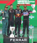 Winnaar Max Verstappen 2 Fernando Alonso en 3 Pierre Gasly Prins Bernhard Jr.