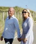 Scheveningen 27 augustus 2024
Afscheids feestje van Mark Rutte bij strandtent Culpepper. Diederik Samson met partner