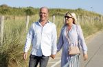 Scheveningen 27 augustus 2024
Afscheids feestje van Mark Rutte bij strandtent Culpepper. Diederik Samson met partner
