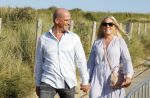 Scheveningen 27 augustus 2024
Afscheids feestje van Mark Rutte bij strandtent Culpepper. Diederik Samson met partner