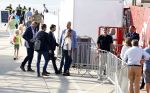 Scheveningen 27 augustus 2024
Afscheids feestje van Mark Rutte bij strandtent Culpepper. Dilan Yesilgoz met haar man en beveiliging