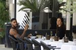 Amsterdam 8 augustus 2024
Famke Louise en Denzel Slager lunchen in Amsterdam zuid . Ze rijden in een electrische Porsche Tacan