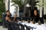 Amsterdam 8 augustus 2024
Famke Louise en Denzel Slager lunchen in Amsterdam zuid . Ze rijden in een electrische Porsche Tacan