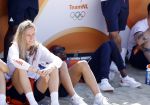 Scheveningen 12 augustus 2024
Aankomst olympische sporters in scheveningen . Humberto Tan presenteert het programma. Felice Albers