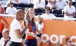 Scheveningen 12 augustus 2024
Aankomst olympische sporters in scheveningen . Humberto Tan presenteert het programma. Femke Bol