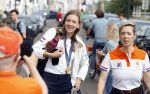 Den Haag 13 augustus 2024
De Olympische sporters die een medaille gehaald hebben worden ontvangen door premier Dick Schoof . Femke Bol
