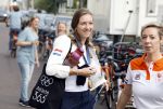 Den Haag 13 augustus 2024
De Olympische sporters die een medaille gehaald hebben worden ontvangen door premier Dick Schoof . Femke Bol