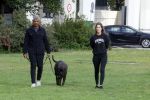 Amsterdam 23 augustus 2024
Frank Rijkaard en zijn vrouw Stephanie laten hun hond uit
