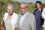 Scheveningen 27 augustus 2024
Afscheids feestje van Mark Rutte bij strandtent Culpepper. Frits Korthals Altes met zijn vrouw