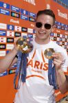 Scheveningen 12 augustus 2024
Aankomst olympische sporters in scheveningen . Humberto Tan presenteert het programma..
Harrie Lavreysen