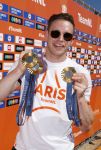 Scheveningen 12 augustus 2024
Aankomst olympische sporters in scheveningen . Humberto Tan presenteert het programma..
Harrie Lavreysen