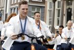 Den Haag 13 augustus 2024
De Olympische sporters die een medaille gehaald hebben worden ontvangen door premier Dick Schoof . Harrie Lavreysen