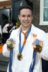 Den Haag 13 augustus 2024
De Olympische sporters die een medaille gehaald hebben worden ontvangen door premier Dick Schoof . Harrie Lavreysen