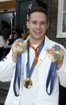 Den Haag 13 augustus 2024
De Olympische sporters die een medaille gehaald hebben worden ontvangen door premier Dick Schoof . Harrie Lavreysen