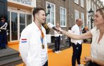 Den Haag 13 augustus 2024
De Olympische sporters die een medaille gehaald hebben worden ontvangen door premier Dick Schoof . Harrie Lavreysen