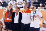 Scheveningen 12 augustus 2024
Aankomst olympische sporters in scheveningen . Humberto Tan presenteert het programma..
Harrie Lavreysen en Femke Bol