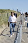 Scheveningen 27 augustus 2024
Afscheids feestje van Mark Rutte bij strandtent Culpepper. Hugo de Jonge met hand in gips