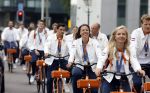 Den Haag 13 augustus 2024
De Olympische sporters die een medaille gehaald hebben worden ontvangen door premier Dick Schoof .