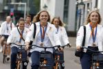 Den Haag 13 augustus 2024
De Olympische sporters die een medaille gehaald hebben worden ontvangen door premier Dick Schoof .