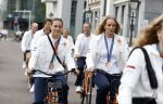Den Haag 13 augustus 2024
De Olympische sporters die een medaille gehaald hebben worden ontvangen door premier Dick Schoof .