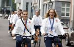 Den Haag 13 augustus 2024
De Olympische sporters die een medaille gehaald hebben worden ontvangen door premier Dick Schoof .