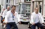 Den Haag 13 augustus 2024
De Olympische sporters die een medaille gehaald hebben worden ontvangen door premier Dick Schoof .